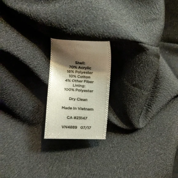 Talbots Size 6 Tweed Multi Color Confetti Straight Pencil Skirt Gun Metal Button - Picture 8 of 12